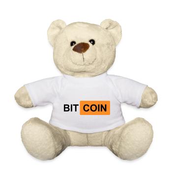 Crypto Bitcoin BTC PRN 1 - Nounours - blanc - Devant