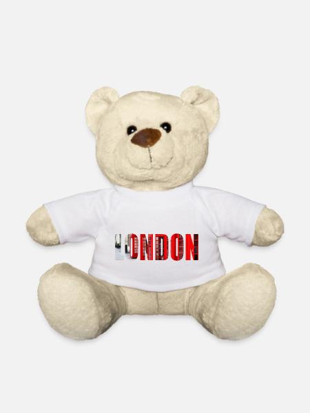 Londres - Nounours - blanc