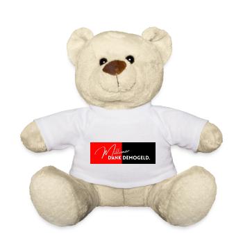 Demo Money Millionaire – Millionaire thanks to Demo Money. - Teddy Bear - white - Front