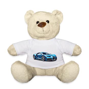 Hypercar Chiron - Teddy Bear - white - Front