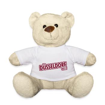 Düsseldorf - 0211 - Vorwahl - NRW - Ruhrpott - Teddy - Weiß - Vorne