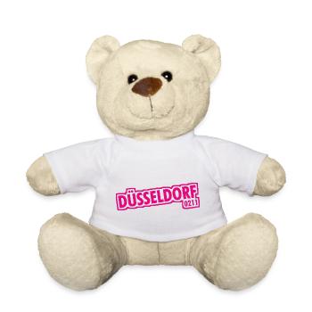 Düsseldorf - 0211 - Vorwahl - NRW - Ruhrpott - Teddy - Weiß - Vorne