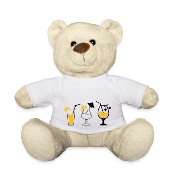 Cocktails - Teddy Bear - white - Front