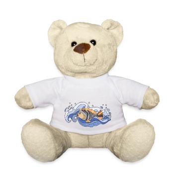 Poisson - Nounours - blanc - Devant