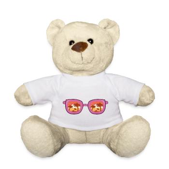 sunglasses - Teddy Bear - white - Front