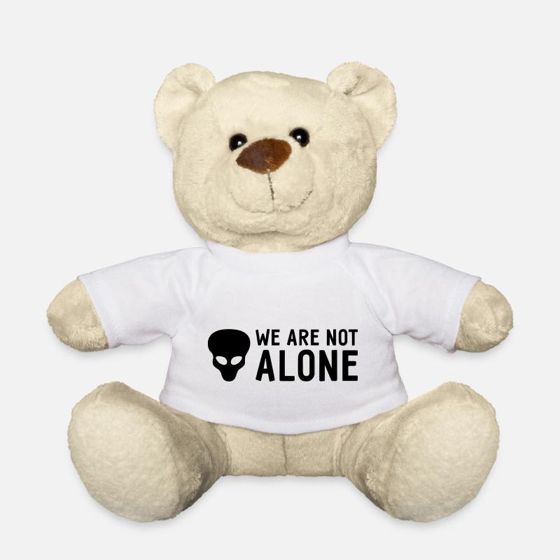Alien - Nous ne sommes pas seuls - Extraterrestres - Nounours - blanc