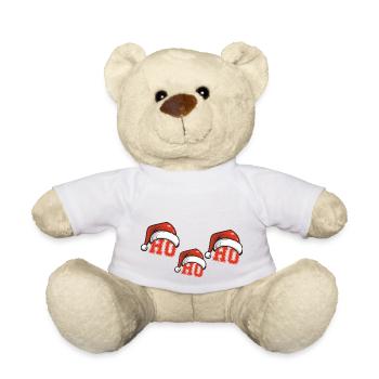 Noël Ho Ho Ho - Nounours - blanc - Devant