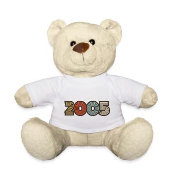 2005 rétro vintage - Nounours - blanc - Devant
