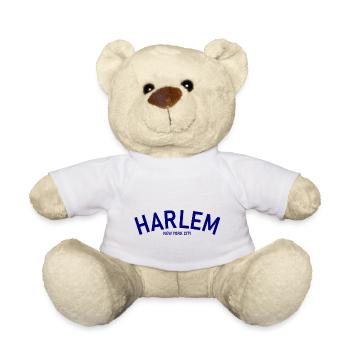 Harlem - NYC - New York - États-Unis - États-Unis - Nounours - blanc - Devant