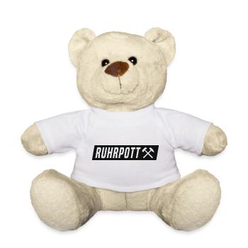 Ruhrpott - Ruhr Pott - Zeche - Zollverein - NRW - Teddy - Weiß - Vorne