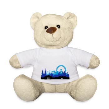 Wien Skyline - Teddy - Weiß - Vorne