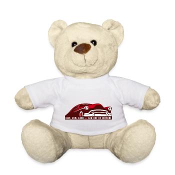 Custom Car - Fast, Low, Loud, Hot Rod - Teddy - Weiß - Vorne