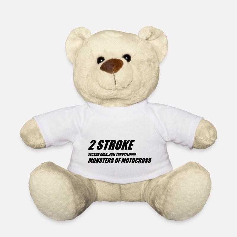 2 STROKE - Teddy - Weiß