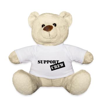 support crew - Teddy Bear - white - Front
