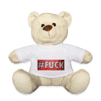 #Fuck Graffiti - Teddy - Weiß - Vorne