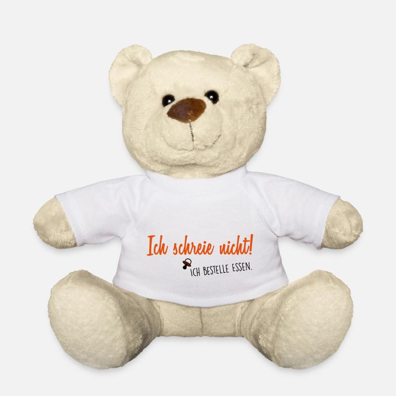 Je ne crie pas - Nounours - blanc