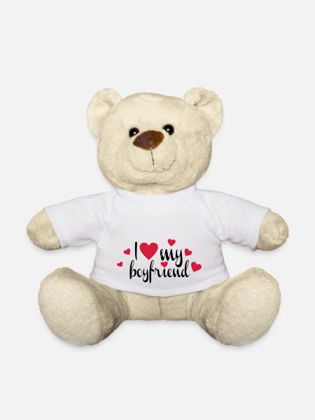 boyfriend - Teddy Bear - white