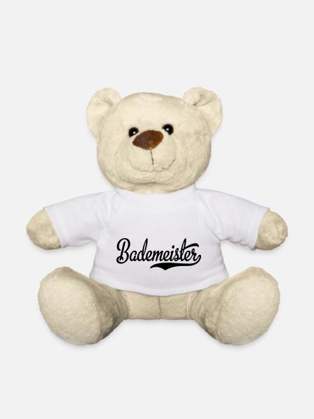 Pool attendant - Teddy Bear - white