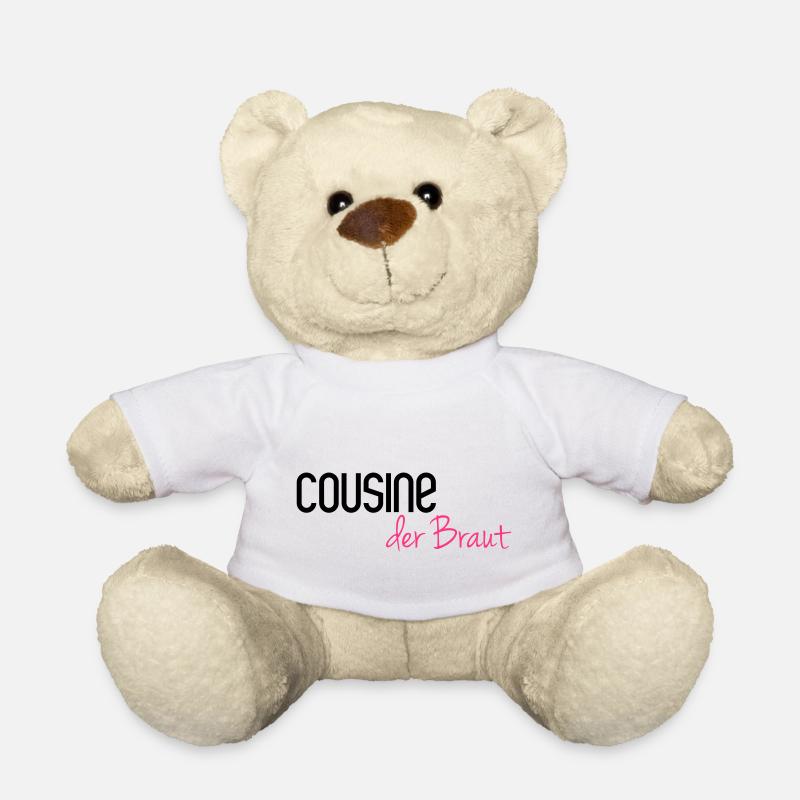 Cousine der Braut - Teddy - Weiß
