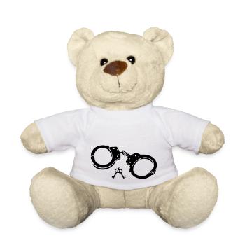 Handschellen - Teddy - Weiß - Vorne