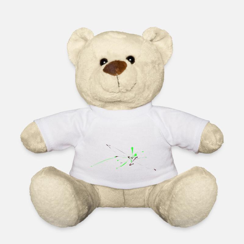 Frarbkleckse - Teddy - Weiß