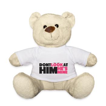 Er ist meine T-Shirt-Sammlung - Teddy - Weiß - Vorne