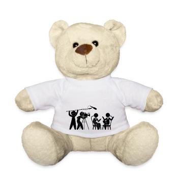 Fernsehen Studio Talkshow - Teddy - Weiß - Vorne