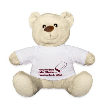 Hirn oder Steine (md) - Teddy - Weiß - Vorne
