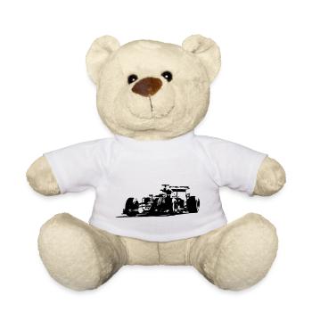 Formula One - Racecar - Teddy - Weiß - Vorne