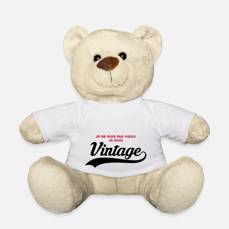 humour vintage - Nounours - blanc