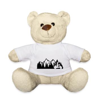 excursion conducteur de scooter montagnes nature désert arbres w - Nounours - blanc - Devant
