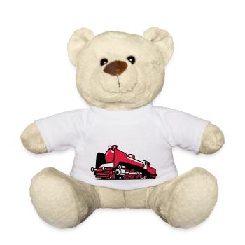 dampflok eisenbahn tender - Teddy - Weiß - Vorne