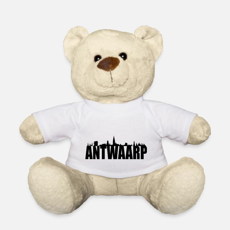 Antwaarp Black - Teddy Bear - white