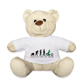 Evolution des Mannes Motorrad-Polizist 09 2016 - Teddy - Weiß - Vorne