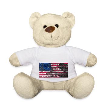 America Retro Flagge - Teddy - Weiß - Vorne