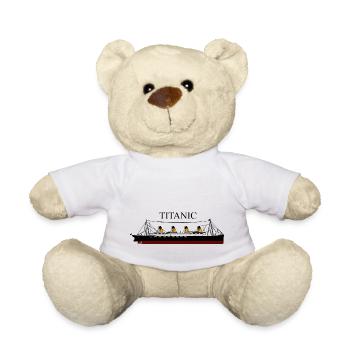 Titanic in Farbe - Teddy - Weiß - Vorne