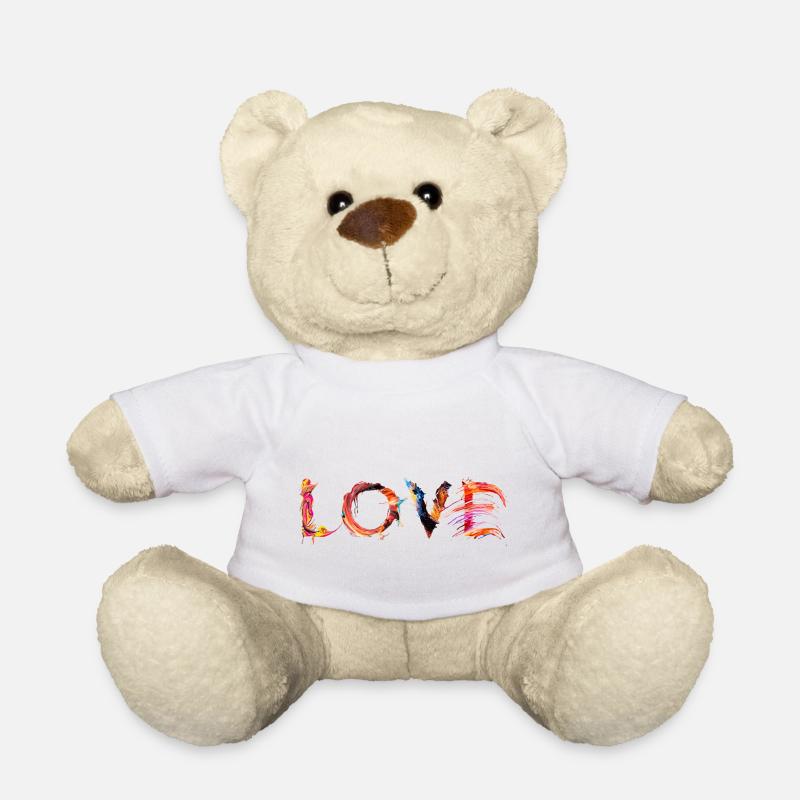 Love - Nounours - blanc
