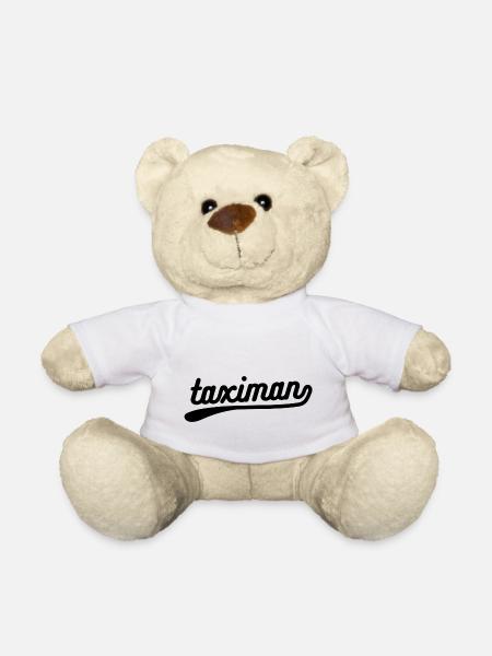 taximan. tshirt chauffeur de taxi - Nounours - blanc
