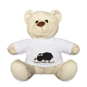 black sheep - Teddy Bear - white - Front