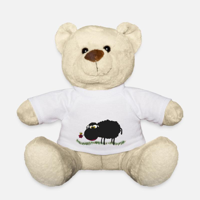 schwarzes schaf - Teddy - Weiß