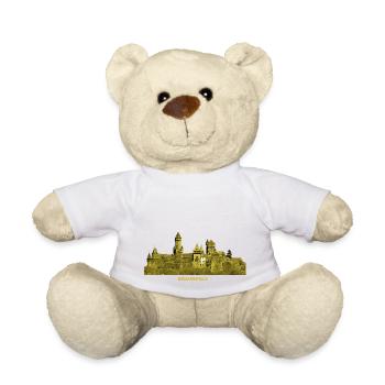 Braunfels Castle Castle Lahn Hesse Historicism - Teddy Bear - white - Front
