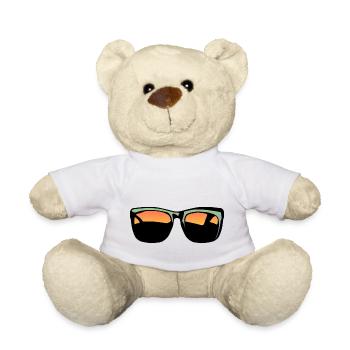 design sunglasses - Teddy Bear - white - Front