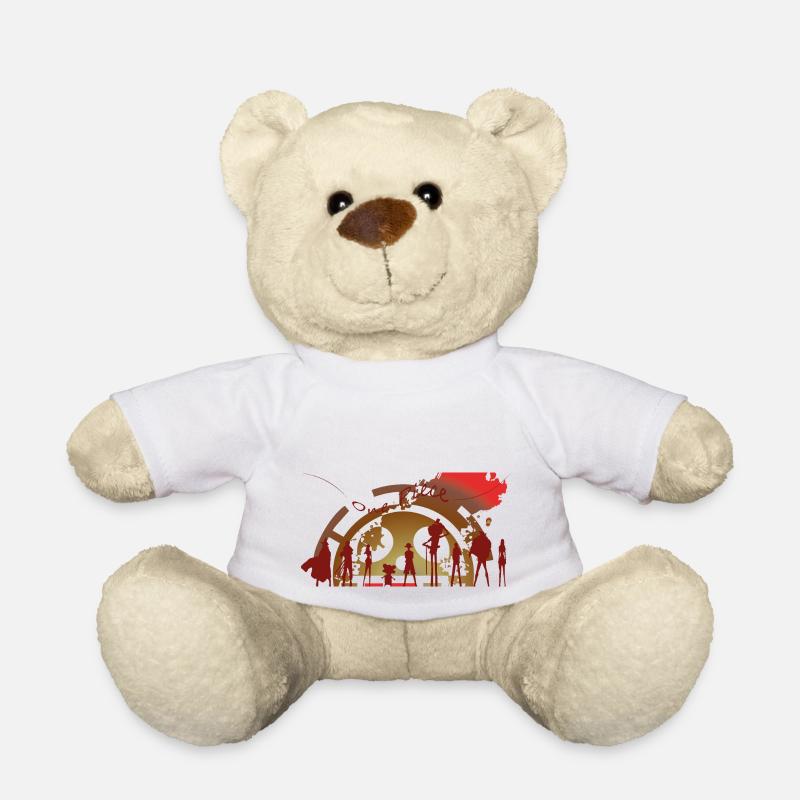 One Piece Logo - Teddy - Weiß