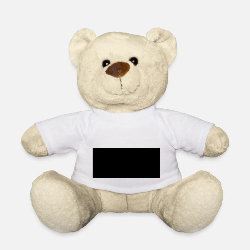 black - Teddy - Weiß