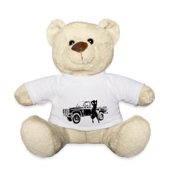Auto - Teddy - Weiß - Vorne