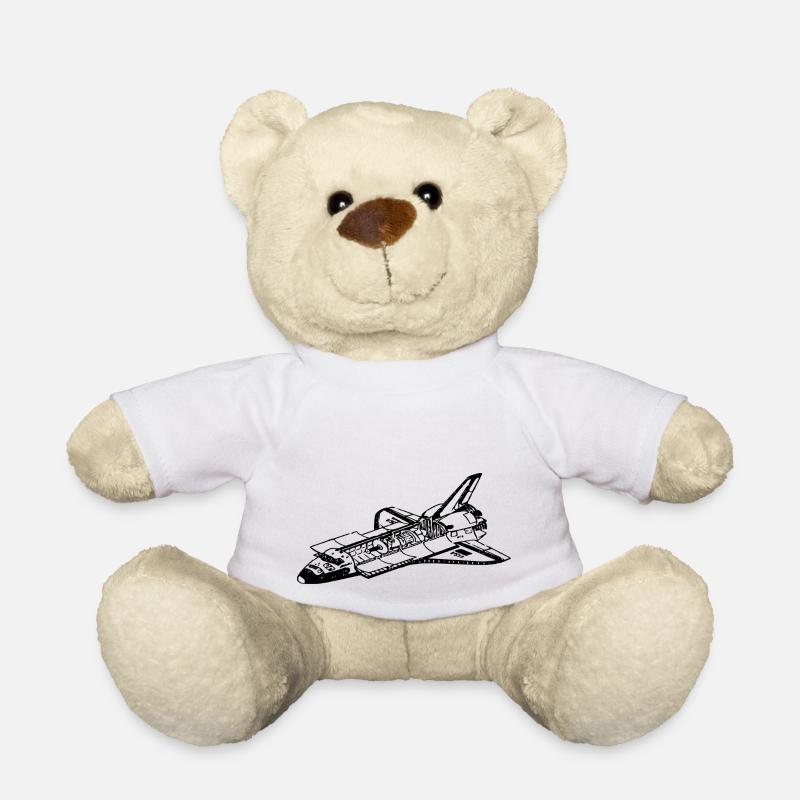 Space Shuttle - Teddy - Weiß