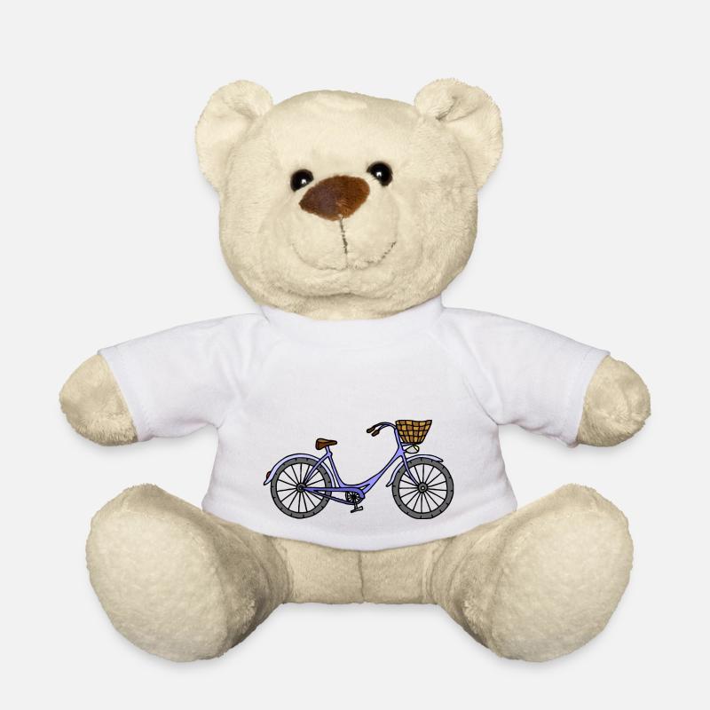 Vélo - Nounours - blanc