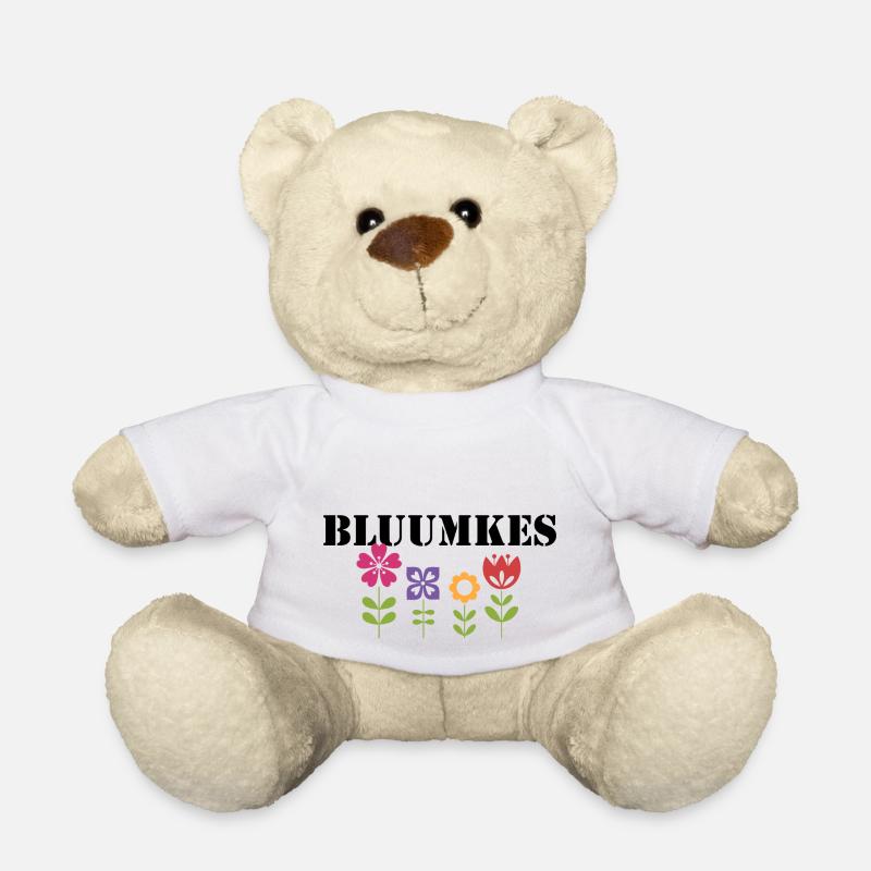 buntes Design bluumkes Brabant - Teddy - Weiß