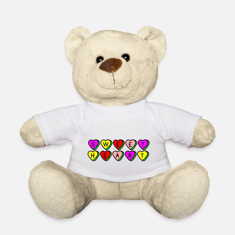 Mein kleines Herzblatt - Teddy - Weiß
