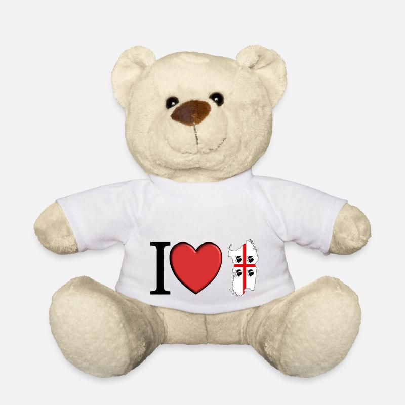Ich liebe Sardinien - Teddy - Weiß